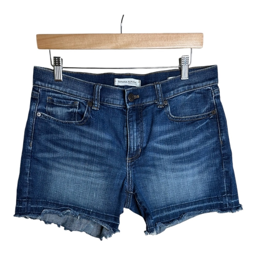 Banana Republic Premium Denim Women's Cut Off Jean Shorts size 28